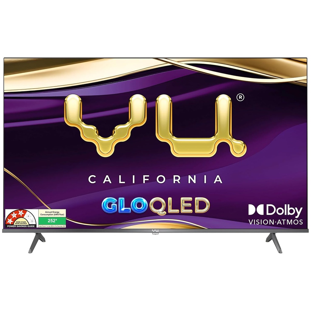 VU 75'' 4K Glo Qled Google TV (3 YEAR)