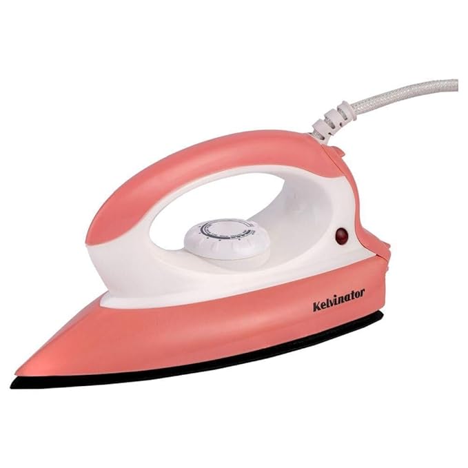 Kelvinator 1000W Dry Iron (Pink and White)