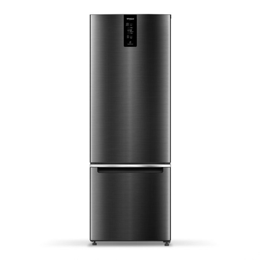 [21806-IFPRO BM INV CNV 340] Whirlpool 285 Liters 2 Star BMR Steel ONYX Refrigerator
