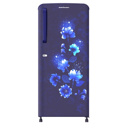 [KRD-F200ECPCBS] Kelvinator 187 Liter 3 Star Single Door Blossom Blue Refrigerator