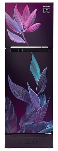 [RT28C31429R/HL] Samsung 236 Liter 2 Star Double Door Bloom Purple Refrigerator