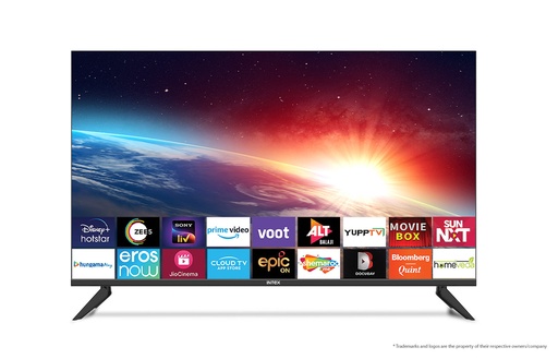 [43"SFF4311] Intex 43" Smart With Voice Control Remote Led Tv(2 Year)