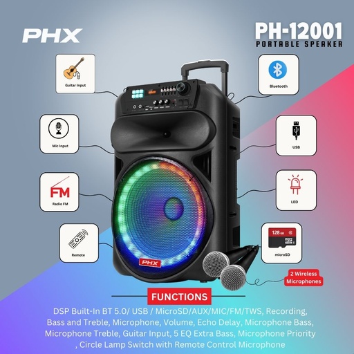 [PH-12001] PHX Trolley Speaker