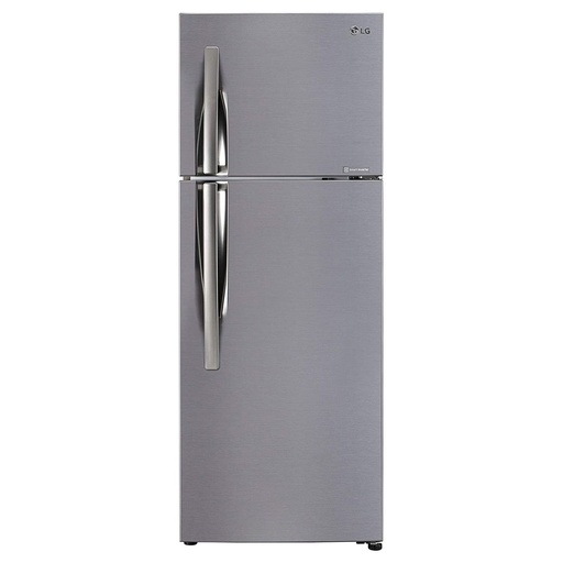 [GL-C302KPZY] LG 284 Liter 2 Star Double Door Shainy Steel Refrigerator