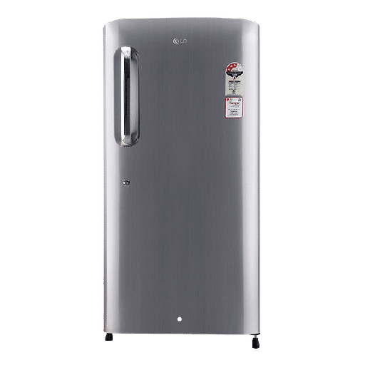 [GL-B221APZD] LG 215 Liters 3 Star Cool Single Door Shinny Steel Refrigerator
