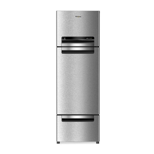 [20807- F.F. FP 263D (N)-G4] Whirlpool 240 Liter 3 Door Protton Roy Alpha Steel Refrigerator