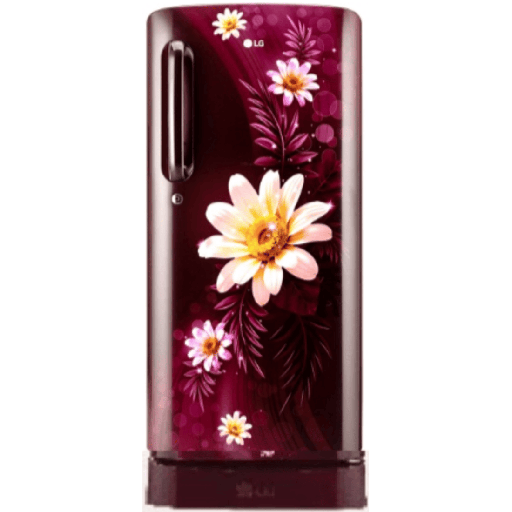 [GL-B201ASHD BSHZEBN] LG 185 Liter 3 Star Single Door Scarlet Harmony Refrigerator
