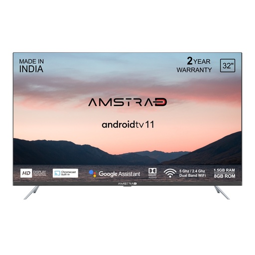 [AM32HG11NXT] Amstrad 32" HD Official Android 11 Smart LED TV