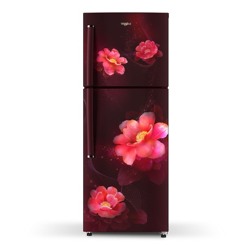 [22070 - Neo 278LH PRM] Whirlpool 231 Liter 2 Star Double Door Wine Rose Refrigerator