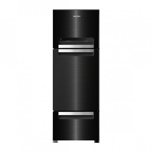[21147 - FP 340D] Whirlpool 330 Liter  3 Door Protton Roy steel Onyx Refrigretor