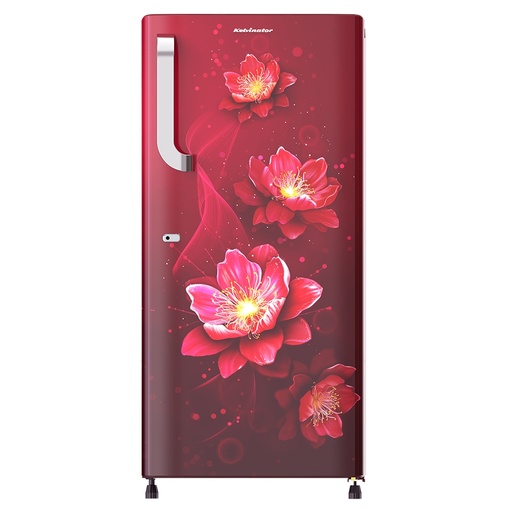 [KRD-I211EDEIWS] Kelvinator 201 Liter 4 Star Single Door Bloom Wine Refrigerator