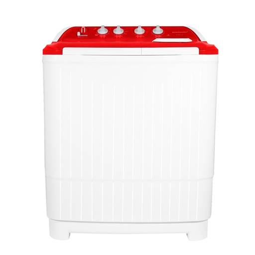 [KWS-A750SM] Kelvinator 7.5 KG Sparkle Maroon Semi Washing Machine