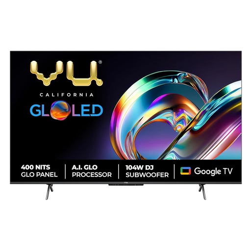 [65GLOLED25] VU 65'' Google Android 4K Smart Led Tv (3 Year)