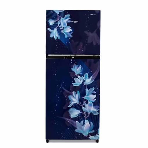 [RFF-270C/WPNBR] Voltas 230 Liter 3 Star Double Door Nightangle Blue Refrigerator