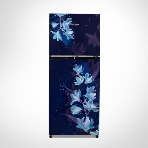 [RFF-270D/W0NBR0I] Voltas 230 Liter 2 Star Double Door Nightnigale Blue Refrigerator