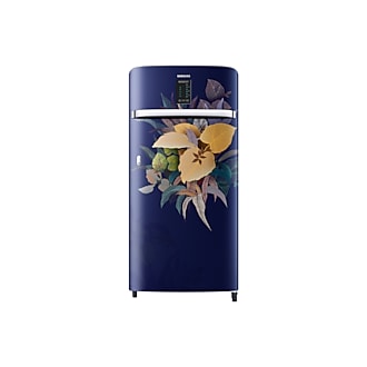[RR21B2E2YVB/HL] Samsung 198 Liter 3 Star Single Door Urban Tropical Blue Refrigerator