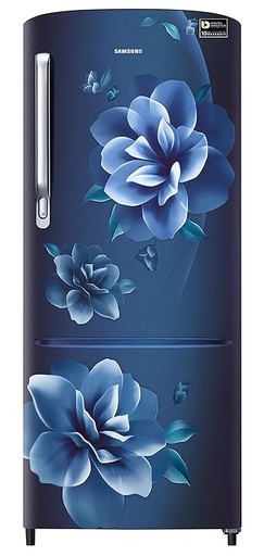 [RR24C2723CU/NL] Samsung 223 Liter 3 Star Single Door Camellia Blue Refrigerator