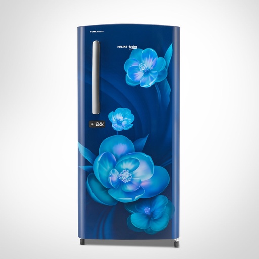 [RDC-208D/S0ABE] Voltas 175 Liter 2 Star Single Door Aria Blue Refrigerator