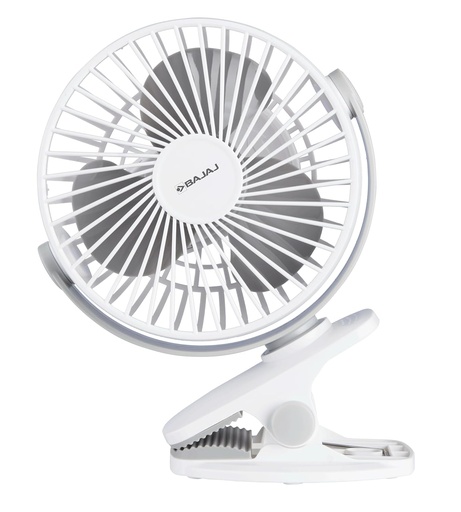 [PYGMY 110MM (White Smoke)] Bajaj Personal Charging Fan 