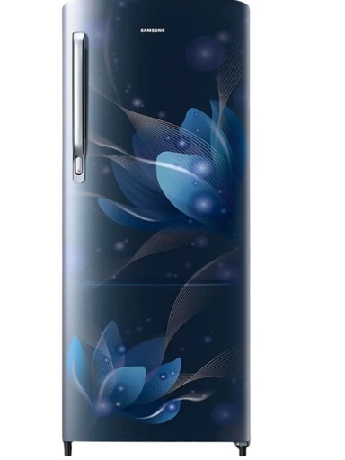 [RR20C2712U8/NL] Samsung 183 Liter Single Door 2 Star Saffron Blue Refrigerator