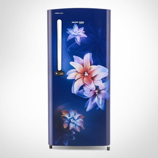 [RDC-220C/S0BSE] Voltas 185 Liter 3 Star Single Door Stella Blue Refrigerator