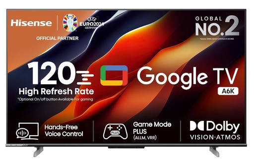 [43A6K] Hisense 43" UHD 4K Google TV (2 YEAR)