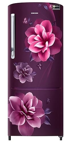 [RR24C2723CR/NL] Samsung 223 Liter 3 Star Single Door Camellia Purple Refrigerator