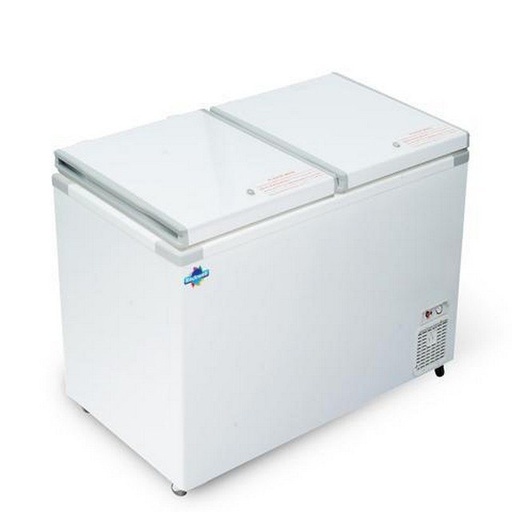 [CFCC 411] Celfrost 410 Liter Two Lid Hard Top Half Freezer Half Cooler