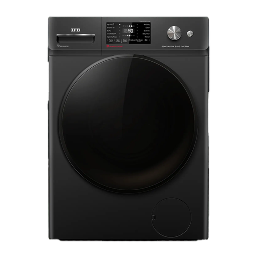 [SENATOR BXN 8012K] IFB 8.0 KG Front Load Black Washing Machine