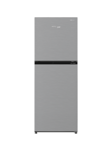[RFF270D/W0V100RXID] Voltas Beko 230L 2 Star Double Door Brushed Silver Refrigerator