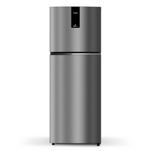 [21820-INV ELT DF 355] Whirlpool 308 Liter 2 Star Double Door Alpha Steel Refrigerator