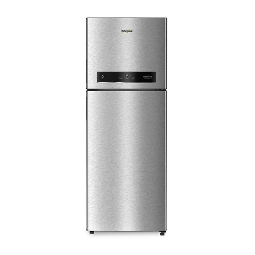 [21691-IF INV CNV 455] Whirlpool 411 Liter 2 Star Double Door Alpha Steel Refrigerator