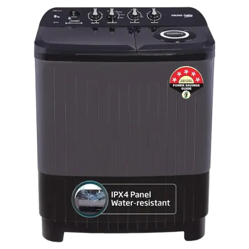 [WTT 90UDX/BKGR] Voltas Beko 9.0 KG Semi Automatic Washing Machine