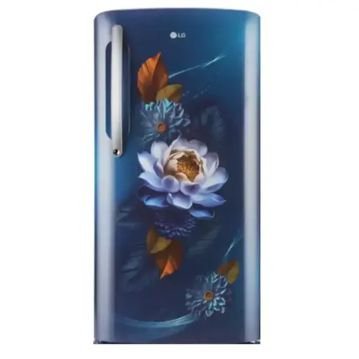 [GL-B241ABWD] LG 224 Liter Single Door Blue Waterlilly Refrigerator