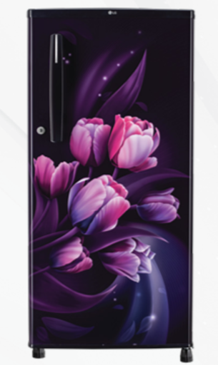 [GL-B199OPTB EPTZPST] LG 185 Liter 1 Star Single Door Purple Tulip Refrigerator
