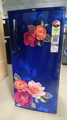 [GL-B199OBKD BBKZEBN] LG 185 Liter 3 Star Single Door Blue Klase Refrigerator