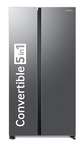 [RS76CG80X0S9/HL] Samsung 653 Liter Side by Side Refined INOX Refrigretor 