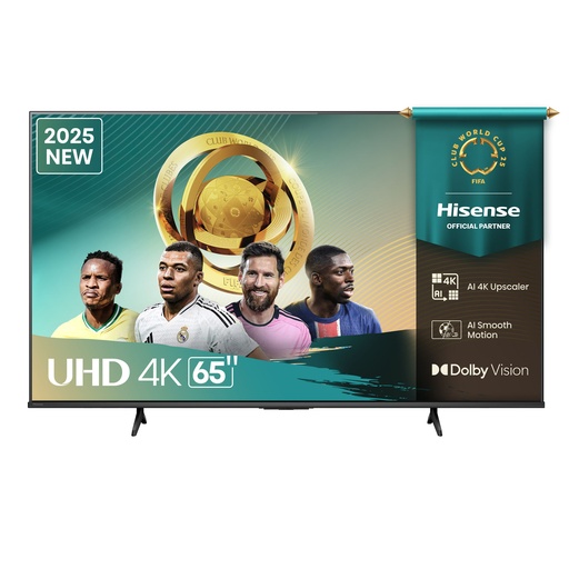 [65A6Q] Hisense 65" 4K Smart LED TV