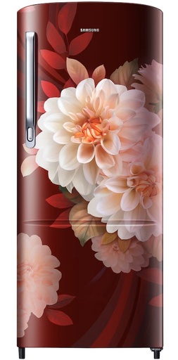 [RR20F2723BR/NL] Samsung 183 Liter 3 Star Single Door Begonia Red