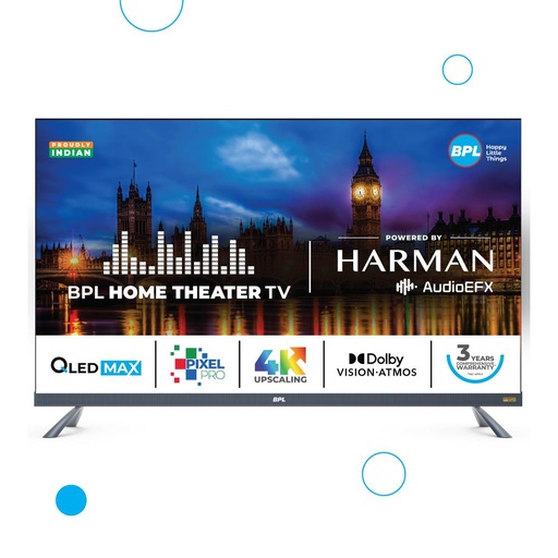 [65U-E5530] BPL 65'' Google Home Theater Harman QLed Tv