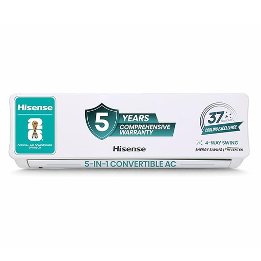 [AS-18TR4R5E (Kit)] Hisense 1.5 Ton 5 Star Split Air Conditioner