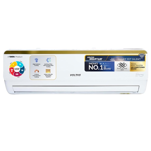 [183V Vertis Smart Elite Gold (4553525) (Kit)] Voltas 1.5 Ton 3 Star Air Conditioner