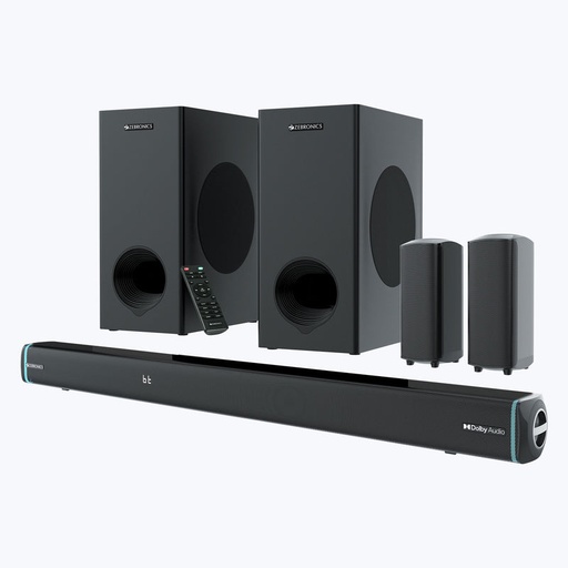 [SPK-ZEB SBSPK C7 5.2 9552] Zebronics 625W Dolby Audio  5.2 Cha Sound Bar 