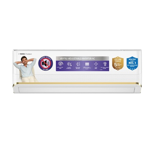 [183INV Vertis Zephyr Gold (4504085) (Kit)] Voltas 1.5 Ton 3 Star Inverter 2026 New Modal Air Conditioner