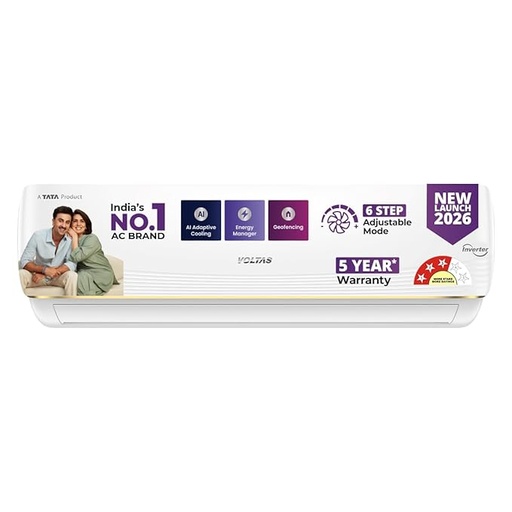 [183INV Vertis AI Zest Gold (4504075) (Kit)] Voltas 1.5 Ton 3 Star Air Conditioner With AI