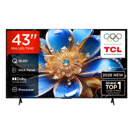 [TV43T69D] TCL 43" QLED Google LED TV