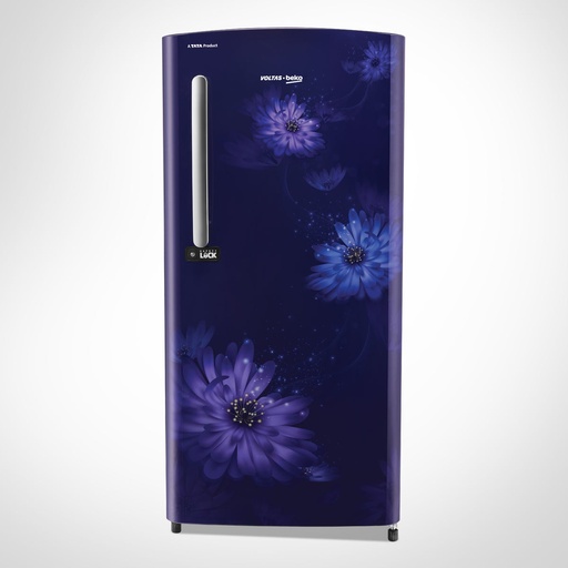 [RDC-220C/S0DBE] Voltas 185 Liter 3 Star Single Door Dahila Blue Refrigrator