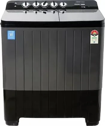[WTT140UPA/BKSSDG5GTDA] Voltas Beko 14.0 KG 5 Star Semi Automatic Black Grey Washing Machine
