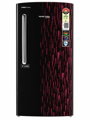[RDC 245B/3W0RWE0M000UGD] Voltas Beko 210 Liter Single Door 3 Star Rainy Wine Refrigerator