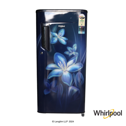 [72476-200 IMPC PRM] Whirlpool 185 Liter 1 Star Single Door Sapphire Gloria Refrigerator